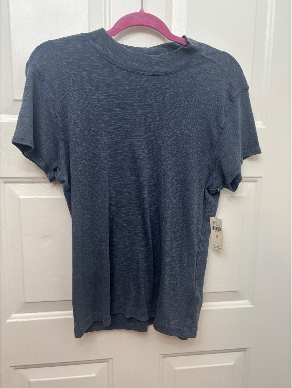 Pilcro Blue Short Sleeve Knit Top XL